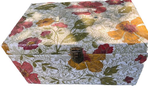 Vintage quilted vinyl yellow - vinyl,