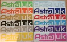 Astra car stickers - uk,