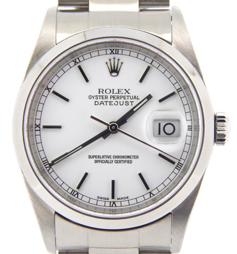 Rolex datejust mens stainless - rolex,