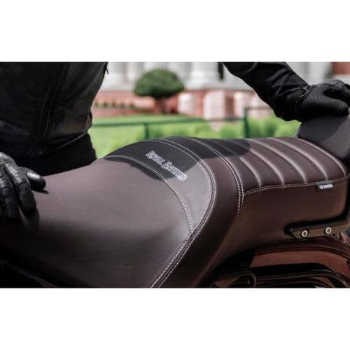 Brown touring dual seat - touring,