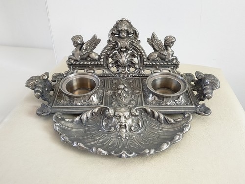 Large heavy antique silver - heavy,