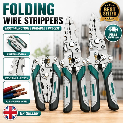 Foldable wire strippers - wire,