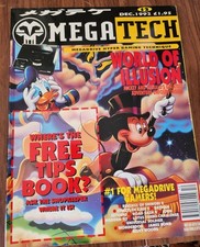 Mega Tech Sega Magazine Issue 12 1992 Mickey World Of Illusion. 
