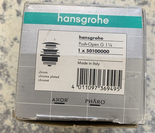 Hansgrohe pushopen basin - hansgrohe,