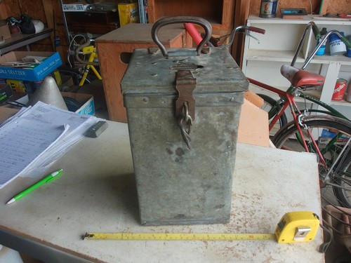 Vintage galvanized metal - galvanized,