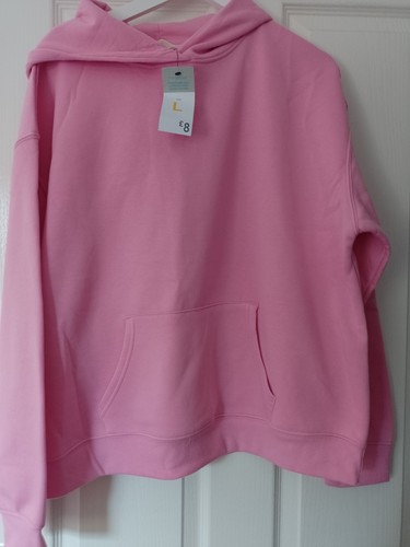 Ladies pink hoodie new - hoodie,