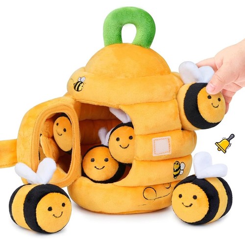 Soft baby beehive toy sensory - soft,