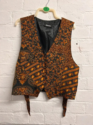 Vintage paisley waistcoat - paisley, uk