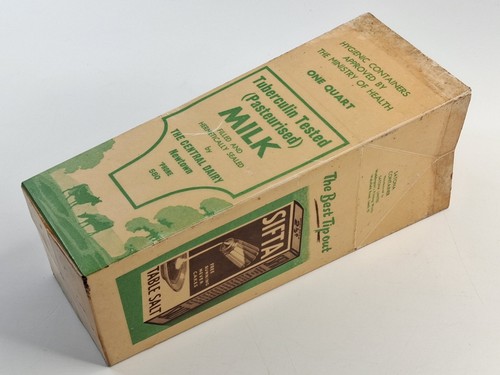 Antique milk carton tuberculin - antique,