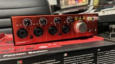 Focusrite Clarett 4 Pre 18x8 Thunderbolt Audio Interface + Apple Adapter