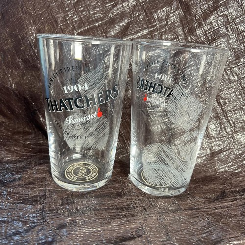 Thatchers cider conical pint - cider,