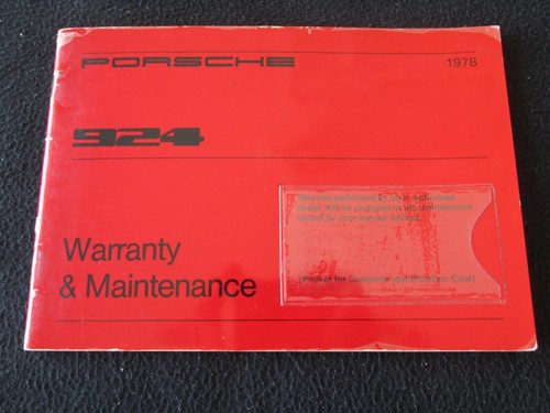 1978 porsche 924 owner - 1978, owner's