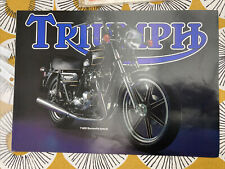 TRIUMPH  MOTORCYCLE 1Sales Brochure Bonneville US /UK Range T140E/140D/TR7V