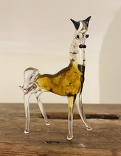 MCM Vintage Art Glass Clown Murano / Pirelli / Lauscha Style Lrg horse Figurine 