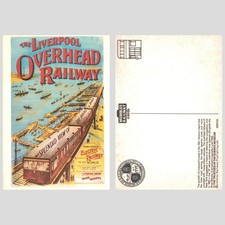 Postcard - Liverpool Overhead