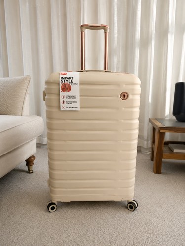 Bnwt luggage cream with - bnwt,