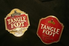 Badger Brewery – Tanglefoot Premium Ale Pump Clips Set of 2 – Different Variants
