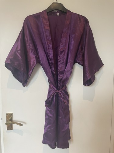 Girl silk satin - silk, purple