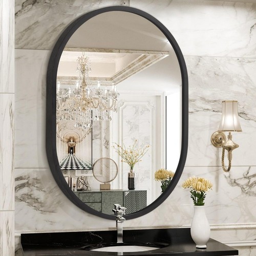 Wall mirror small oval - mirror,