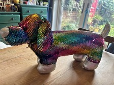 Rainbow Sequin Dachshund