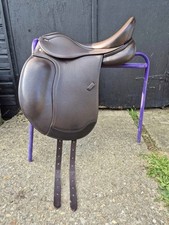 Tekna Letek Adjustable Dressage Saddle Brown 17.5" MW