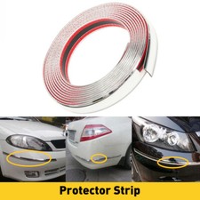 Car Chrome Moulding Trim Strip Door Guard Protector 0.8inchx16ft for Cars Trucks
