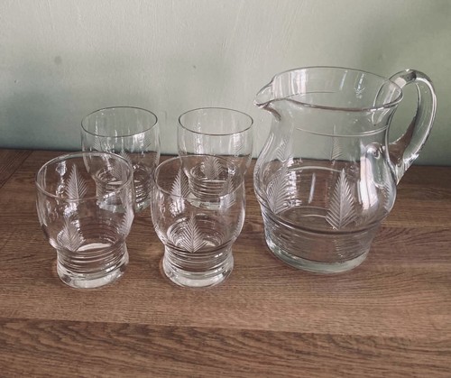 Vintage glass jug - vintage,