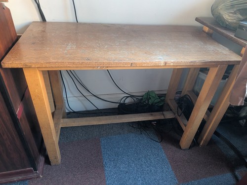 Antique desk workbench or - desk,