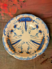 Antique 40cm Ringtons Newcastle Blue Transferware Bowl – Tea Merchant Ware