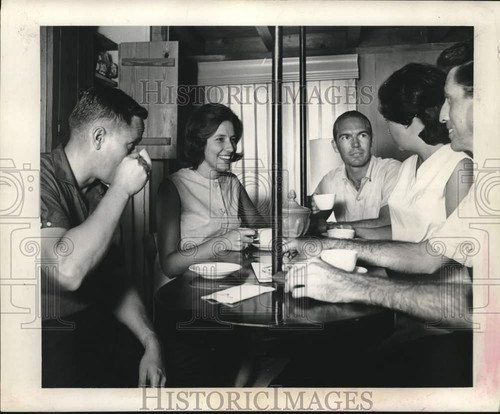 1964 press photo - press, evelyn