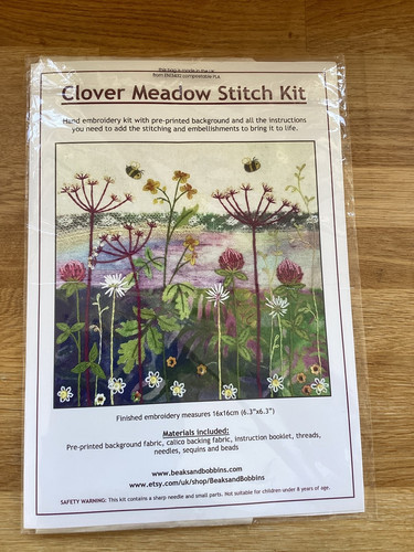 Vintage clover meadow stitch - vintage,