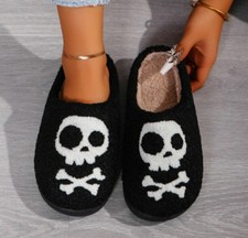 Halloween Skull Slippers Soft