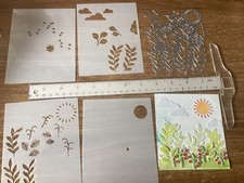 In the garden  of metal dies and stencils for card making Ref Oct 26