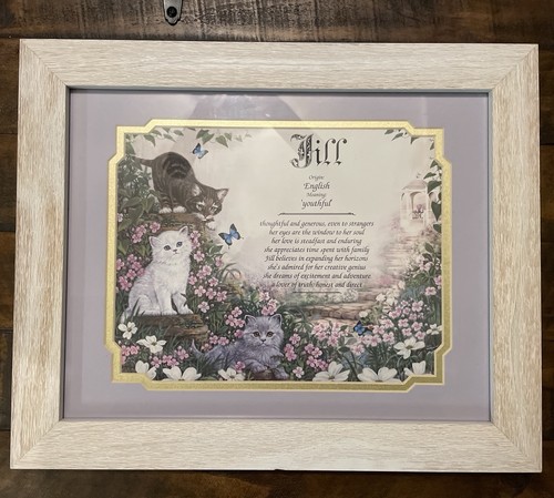 Framed personalized jill - framed, “jill”