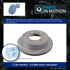 2x Brake Discs Pair Vented fits TOYOTA LAND CRUISER J2, VDJ200 4.5D Rear 2007 on