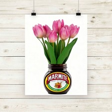 Flowers in a Marmite Jar  #1 -