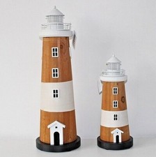 Nautical Wooden LED Lighthouse