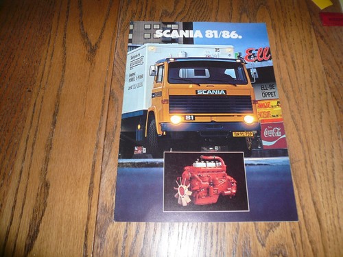 Scania sales brochure - 81/86,