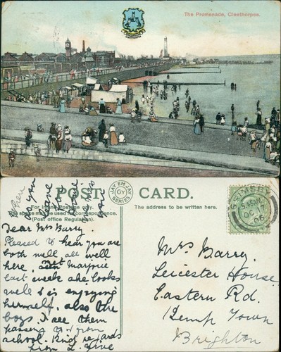 Cleethorpes promenade 1906 - promenade,