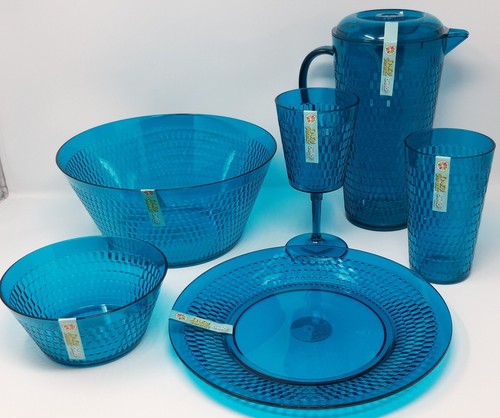 Plastic jug plates bowls - plates,