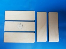 5x RECTANGLE Craft Blank Shape