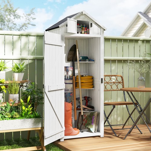 Small shed tall slim wooden - tall,