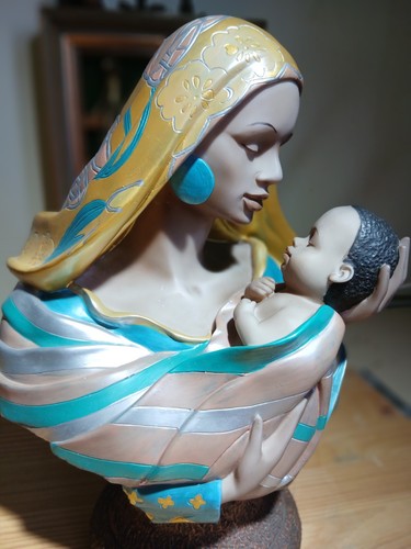 Mother child large resin - &,