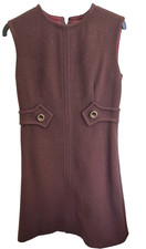 Vintage 60s Brown Wool