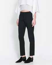 ZARA WOMAN Black WOOL BLEND