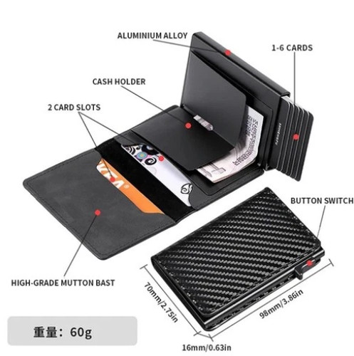 Rfid blocking aluminum card - aluminum,
