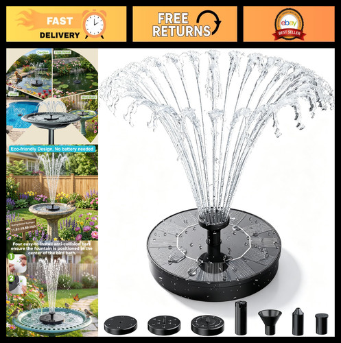 Solar fountain pump with - solar,