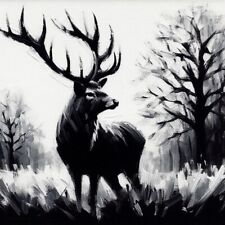 ORIGINAL STAG PAINTING - Deer