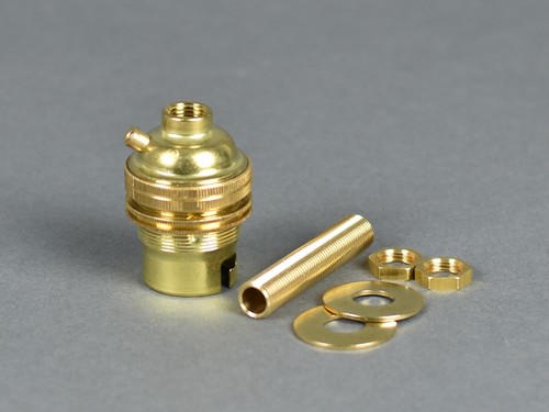 Brass lamp holder - brass,