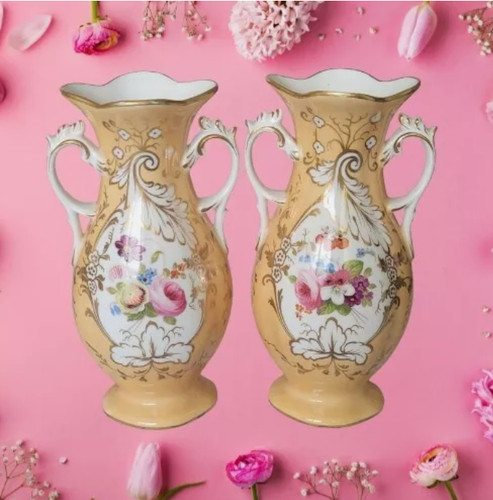 Rare pair rococo style - pair,